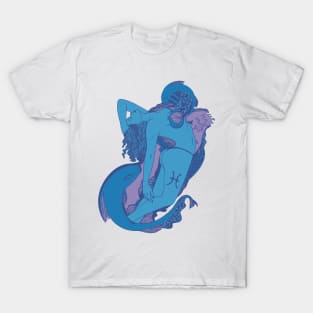 Mountain Blue Pisces Beauty T-Shirt